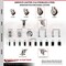 Service Caster 4 Inch 316SS Maroon Poly Swivel 1-1/4 Inch Expanding Stem Caster Lock Brake SCC SCC-SS316TTLEX20S414-PPUB-MRN-114 - alternate 2